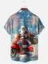 Men's Christmas Funny Graphic Short Sleeve Hawaiian Shirt
